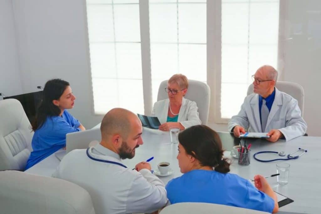 group of doctors